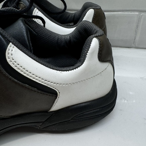 Footjoy Greenjoys Mens‎ 10.5 M Golf Shoes White Brown Saddle - Picture 6 of 15